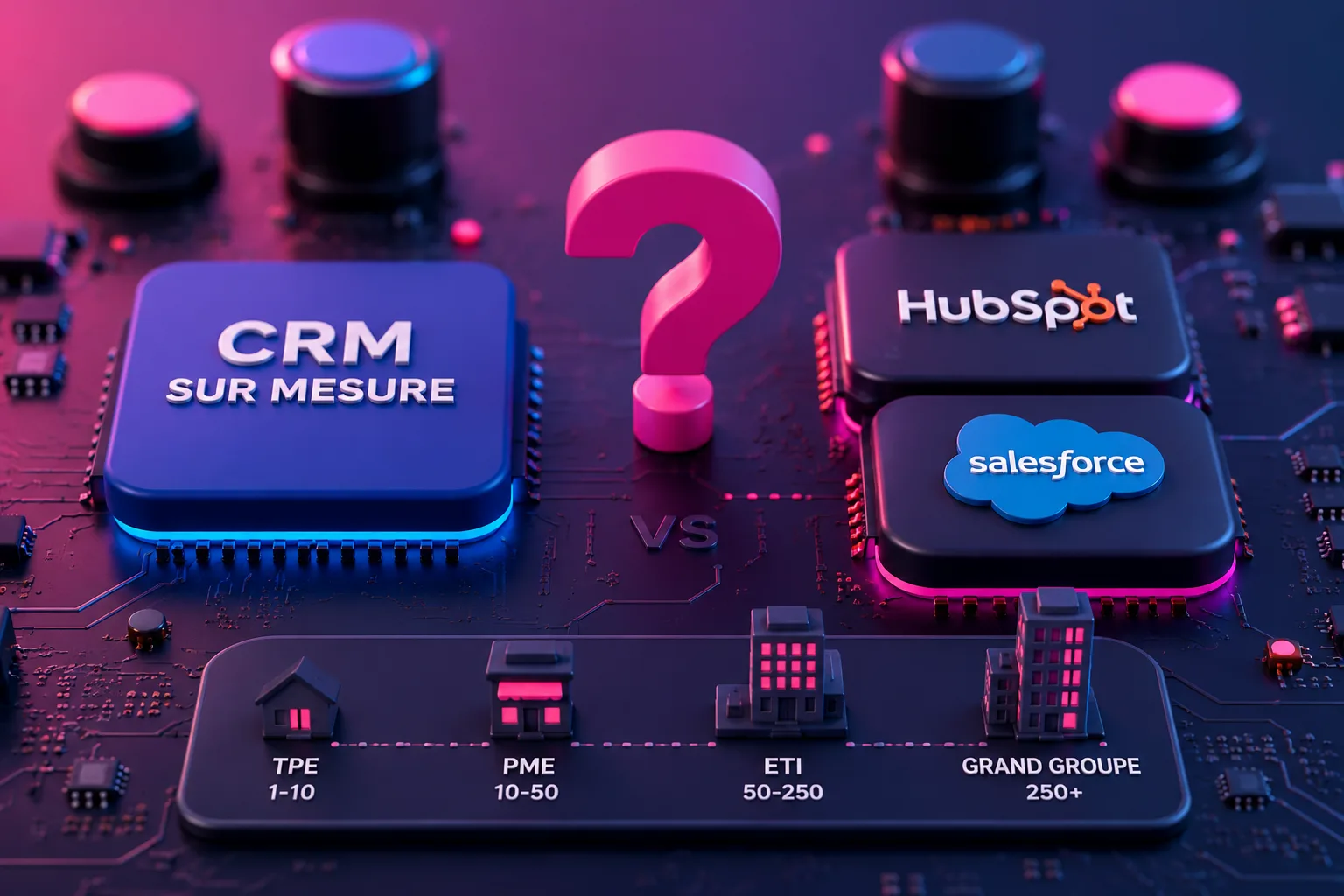 CRM sur mesure vs CRM SaaS